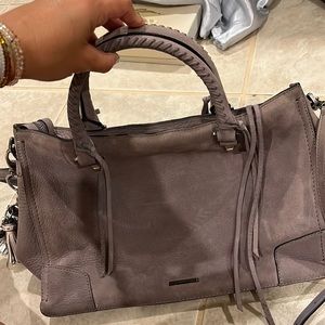 Rebecca minkoff suede purse